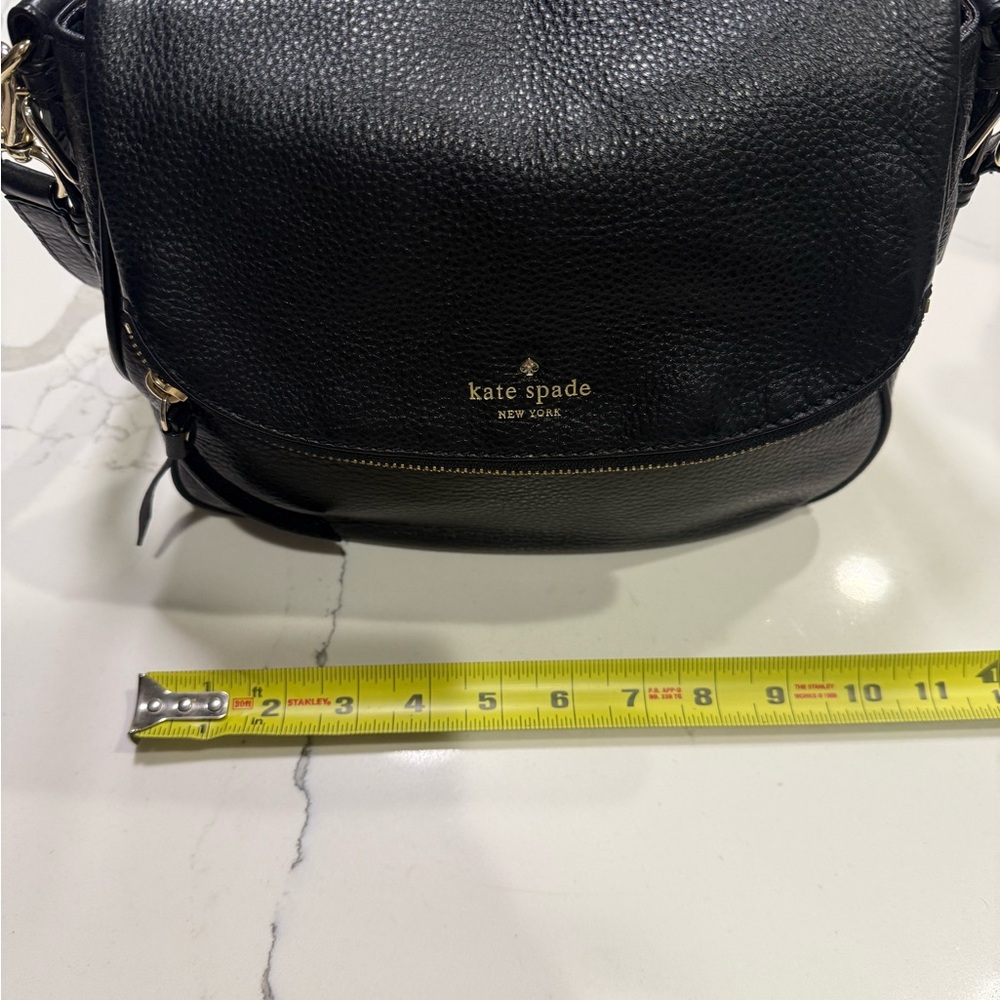 Kate Spade Foldover Black Crossbody Bag